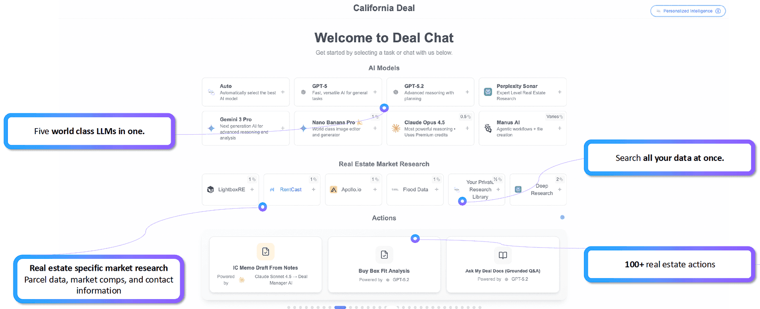 Deal Manager AI Chat Interface